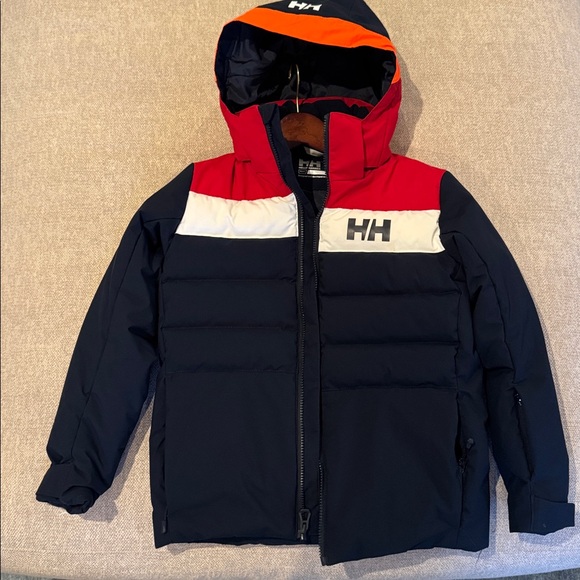 Helly Hansen Kids' Navy and Red SKI Jacket. Kids Size 140/10 - Picture 2 of 4